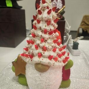 Handmade Ceramic Lighted Gnome